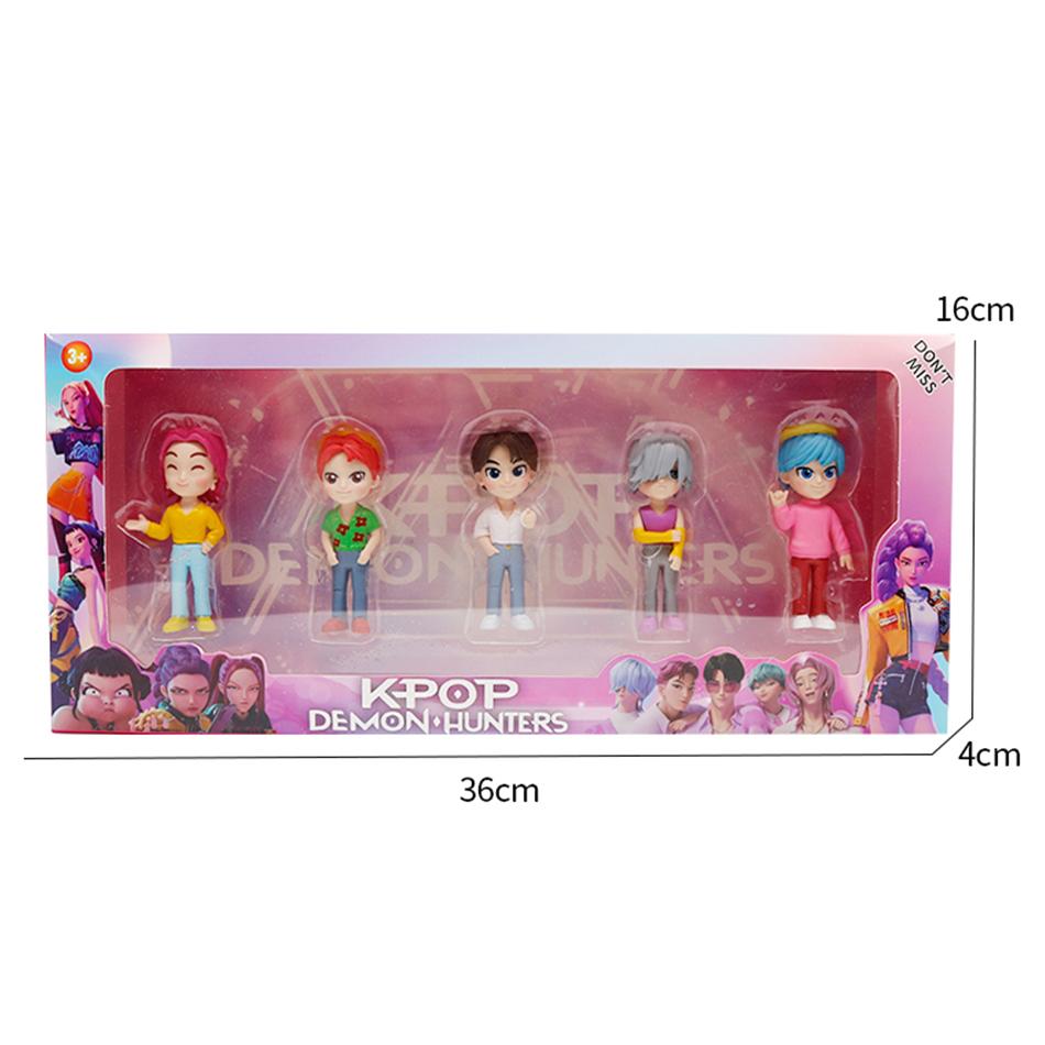 NEW Kpop Devil Hunter Rumi Zoe Mira anime polyvinyl chloride character collection desktop trinkets Childrens New Year gift