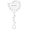 Star Moon Tassel Finger Bracelet for Women Exquisite Sweet Bracelet Set Vintage Boho Hand Chain Casual Versatile Jewelry Gift