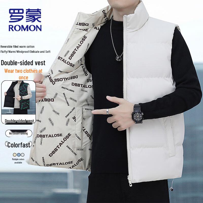 ROMON Men's Reversible Padded Vest