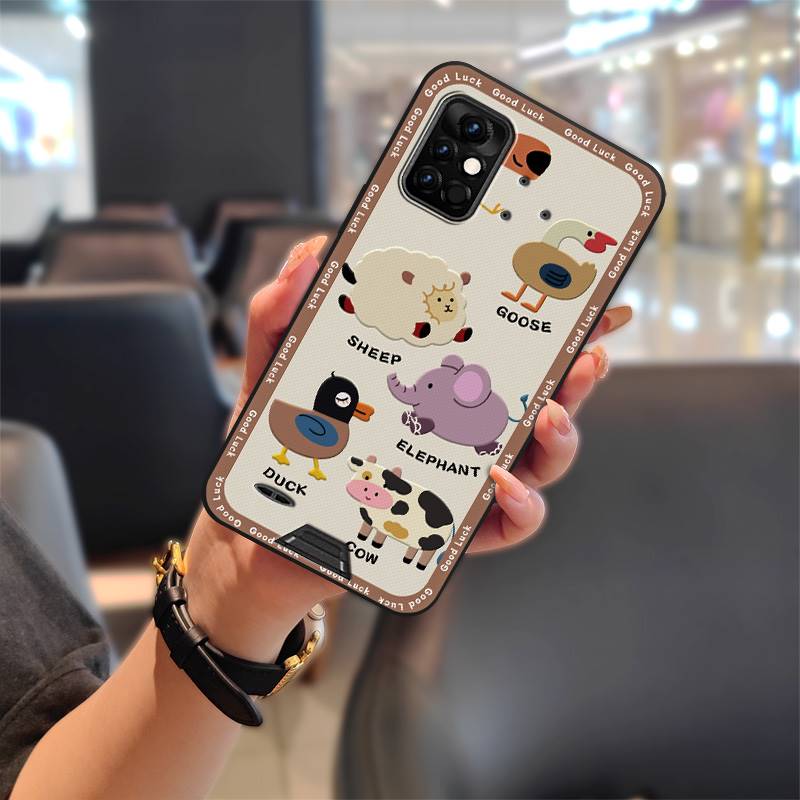 Fashion Design Protective Phone Case For UMIDIGI Bison Pro Anti-knock Durable Cartoon Anti-dust Dirt-resistant Silicone