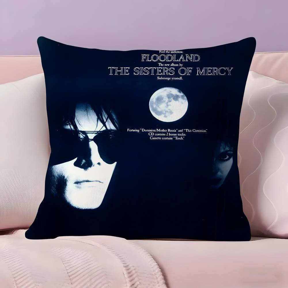 The S-Sisters Of M-Mercy Band Pillow Case Pillowcase Ultra Soft Skin Friendly Fabric Cloud Like Comfort & Concealed Zipper