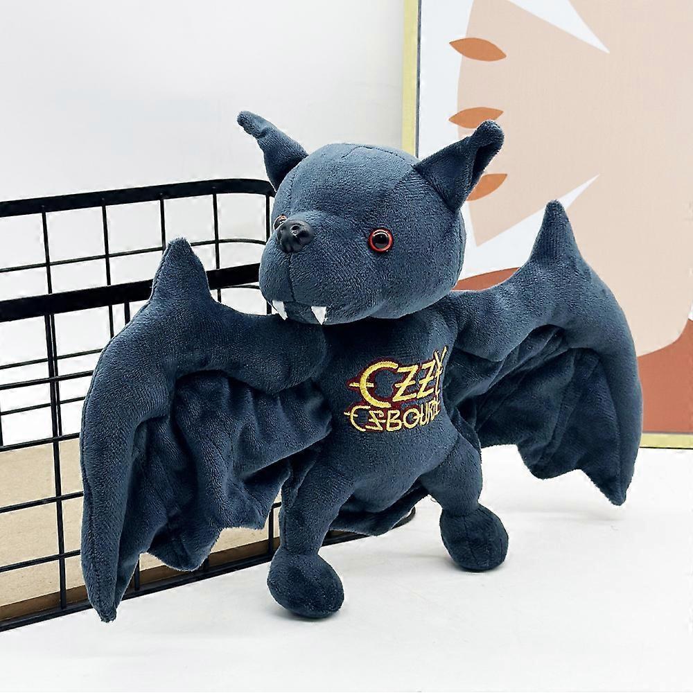New 25cm Funny Ozzy Osbourne Bat Plush Toy Game Animation Surrounding High-Quality Children Birthday Gift All Saints' Day Gift