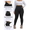 Plus Size 1XL-5XL Women's Warm High Waist Pants Elasticity Casual Leggings with Pockets Gym Workout Pants