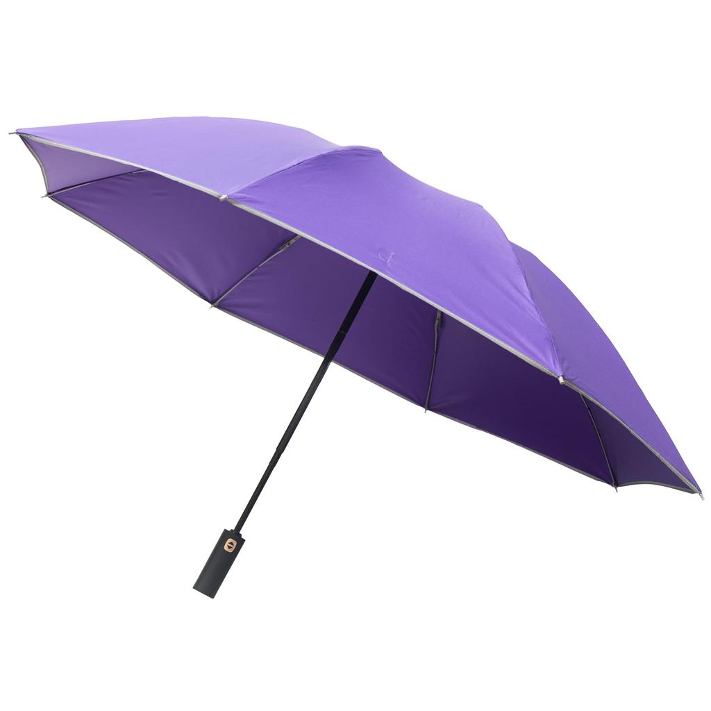 Folding Inverted Automatic Suitable for Sun and Super Night Reflective for Men and Women F-SEASONS One-Touch Umbrella, Open/Close, Rain,