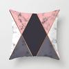 Ins Marble Geometric Print Square Pillow Cover Sofa Cushion Cover