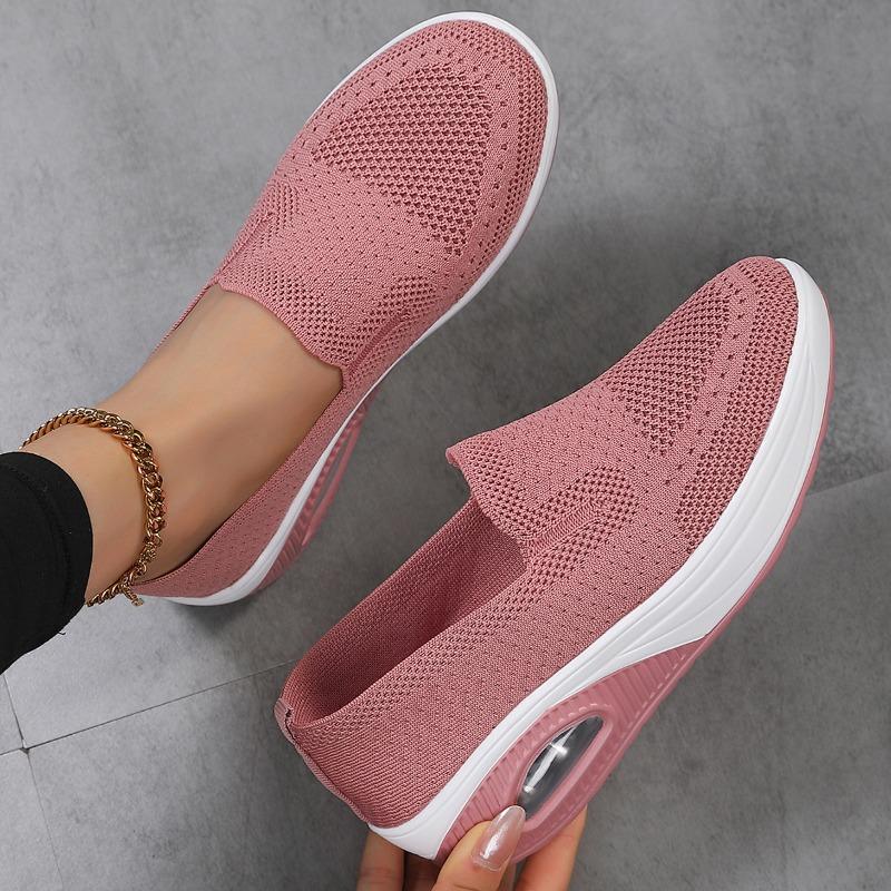 Summer Shoes Children's Thick Soled Oversized Fly Woven Casual Shoes Lazy Women's Shoes