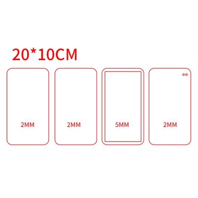 DIY Acrylic Quicksand Plates Quicksand Empty Plates DIY Shake Empty Plate Acrylic Material for DIY Quicksand Crafts