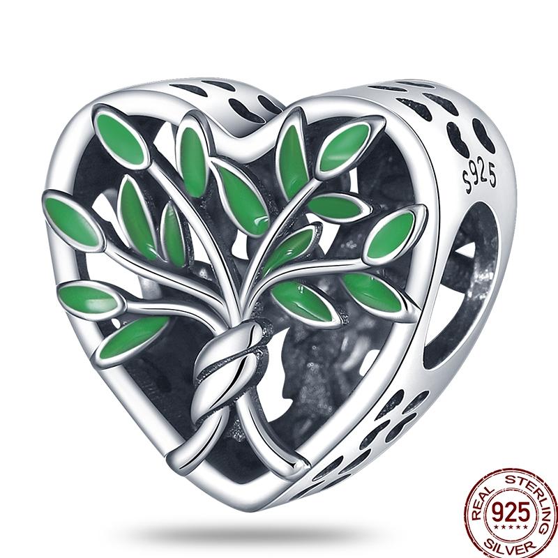 Original Copper Charm Beads Luminous Firefly Tarot Card Perfume Butterfly Bead For Women Diy Bracelet Charm Jewelry