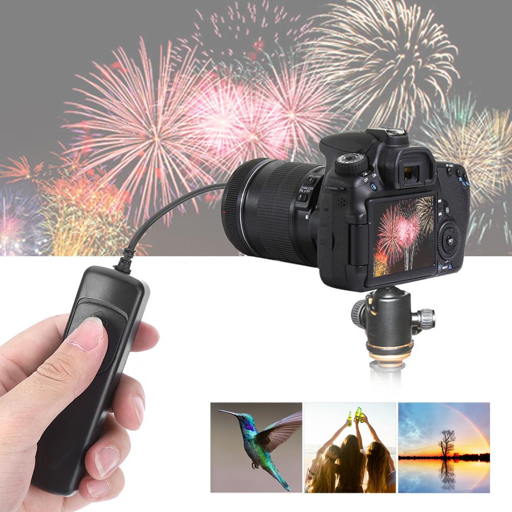 RS‑80N3 Shutter Release Remote Control Cable for Canon EOS 50D 40D 30D 20D 10D D60 D30