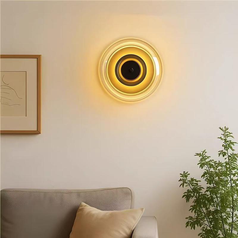 Designer Glass Wall Lamp Led Black Gold Decorative Sconce For Living Room Bedroom Corridor Bedside Background Copper Wall Light