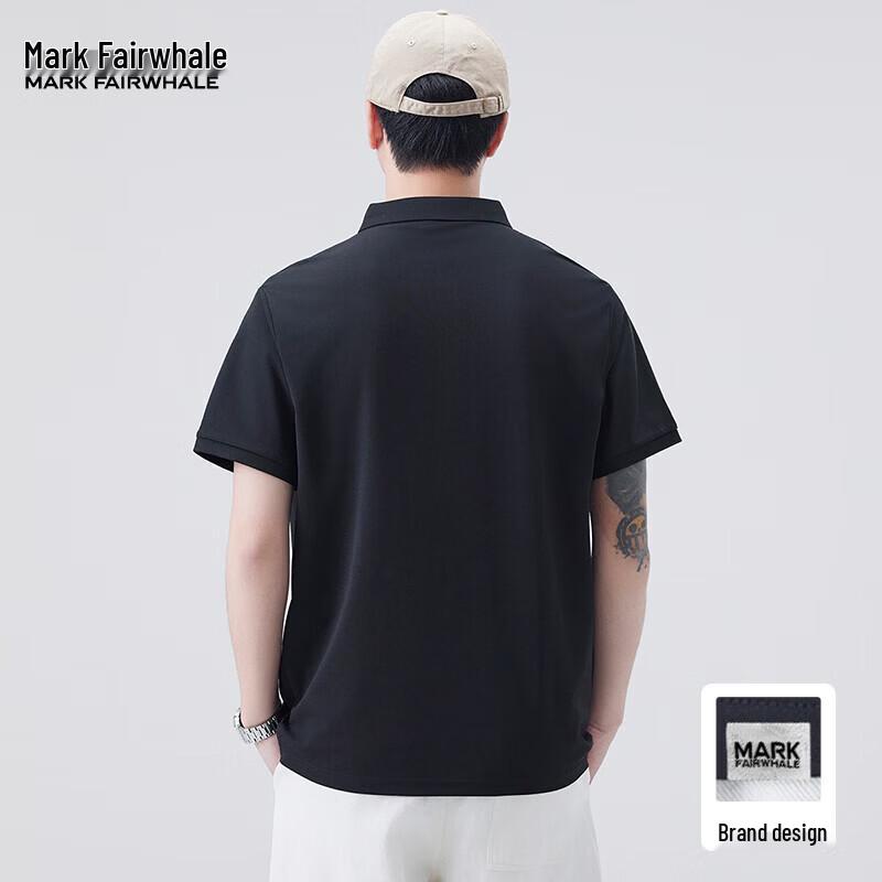 Mark Fairwhale Men's Silk Cool-Touch Loose Fit Polo Shirt