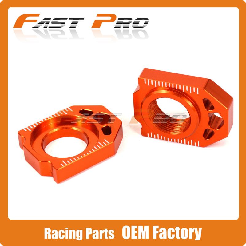 Motorcycle CNC Rear Chain Adjuster Axle Block For KTM SX SXF XC XCF 125 150 200 250 300 350 400 450 2013-2022