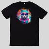 T-Shirt Aquarell Retro Coole Katzen