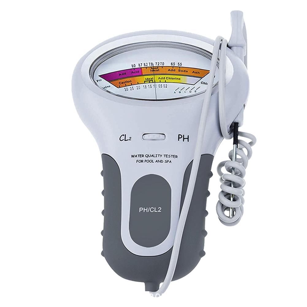 Water Chlorine Tester Professional PH Chlorine Cl2 Level Meter Tester with Probe for Swimming Pool Spa Water Monitor China Mainland