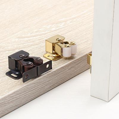 4Pcs Robust Tür Perle Schloss Feine Verarbeitung Korrosion-beständig Tür Hardware Zwei-rad Touch Perlen Schloss Kleiderschrank