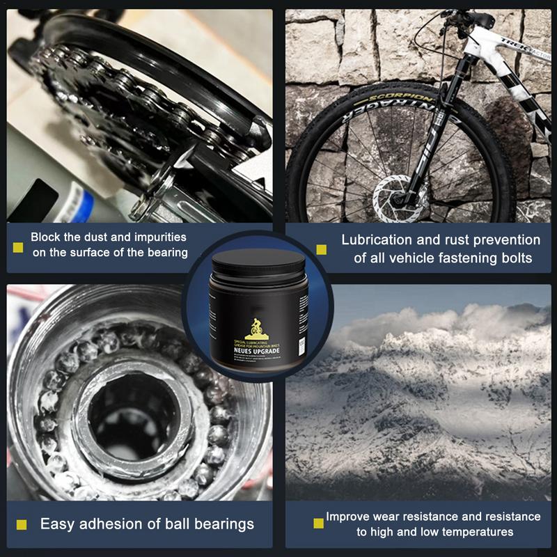Bike Grease Bike Lubricant Chain Grease Bicycle Multi Function 120g Bowl Hub Grease For Wheel Bearings Chains And Pedals