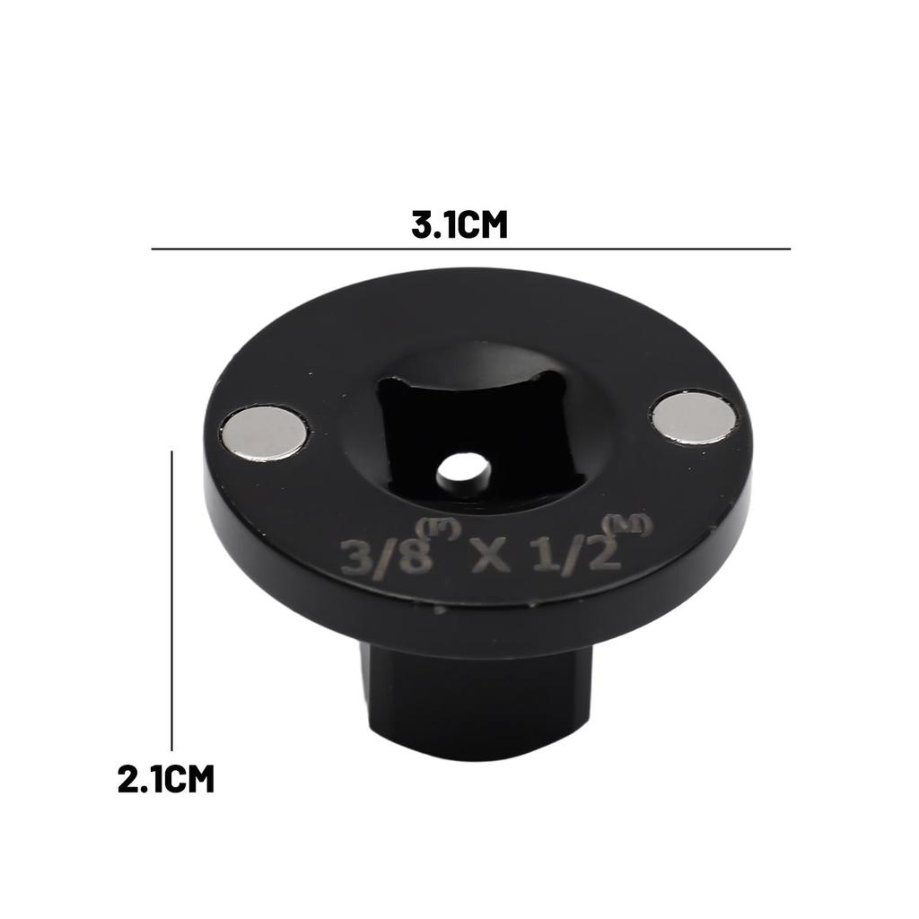 Low-Profile Impact Drive Socket Adapter Set Power Tool Parts Auto Repair Accessories 1/4 To 3/8 Inch Drive Ratchet Converter