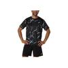 Asics SS25 Logo Running Comfortable Breathable Short Sleeve T-Shirt Men Tops Black 2011D092-001