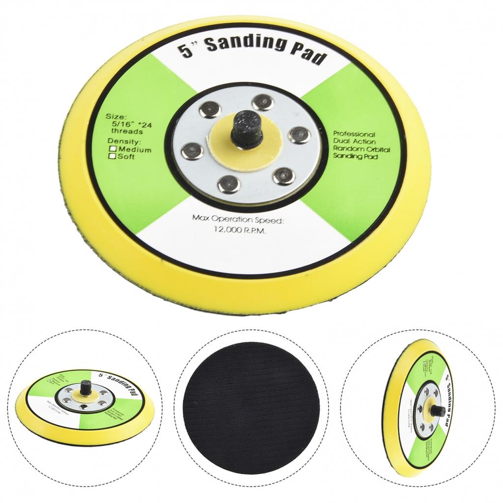 For Air Sander Backing Pad Polishing 1pcs Sanding Disc Backing Pads Hook