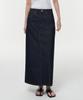 Musinsa Standard Woman Women'S Denim Maxi Skirt [Deep Indigo]