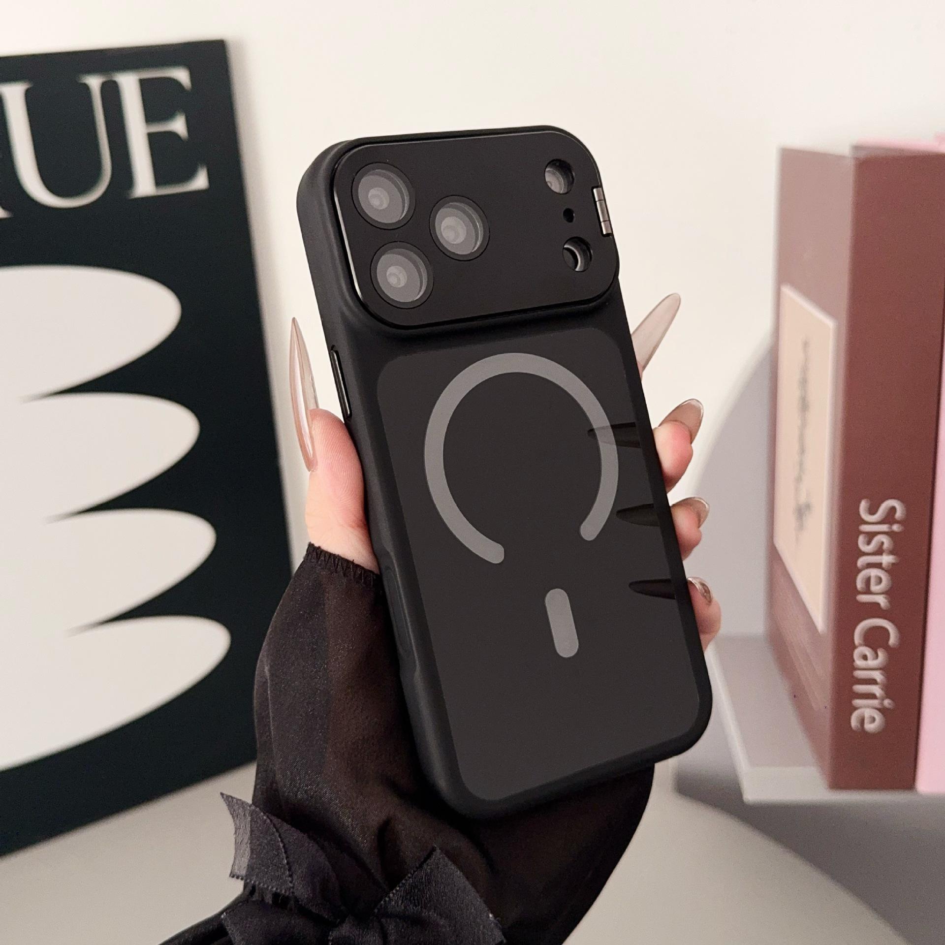 

iPhone 17 Pro Max U7 Precision Camera Hole Stand Drop-proof Magnetic Case 16 Pro Max