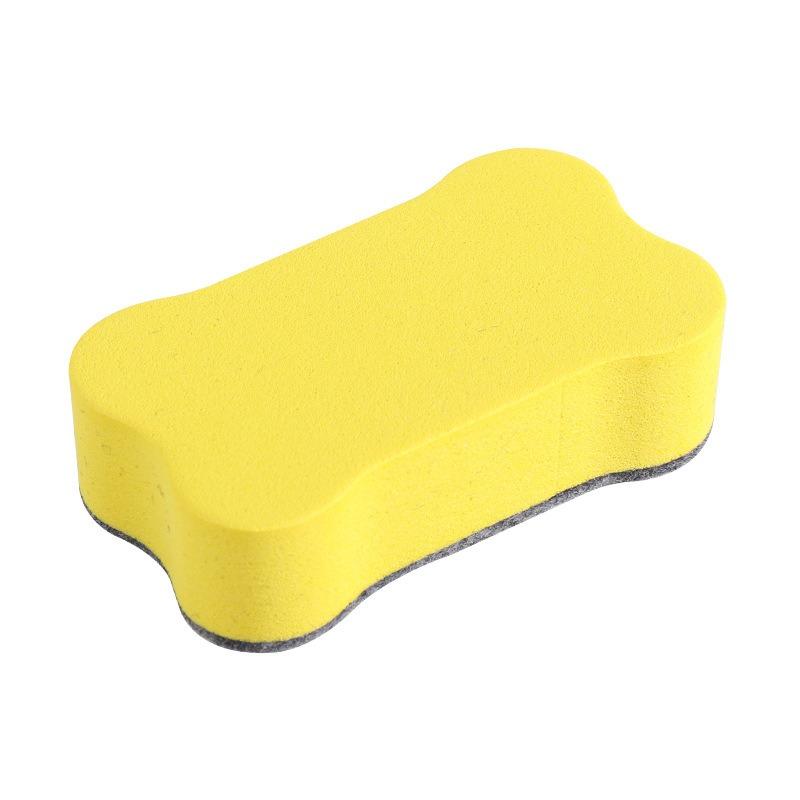 Small Bone Shaped Eva Felt Whiteboard Eraser For Kids Whiteboard Cleaning
