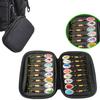 Portabale Fly Fishing Lure Spinner Spoon Bait Black Storage Box Professional 16 Slots Hard EVA Storage Case Container Bag
