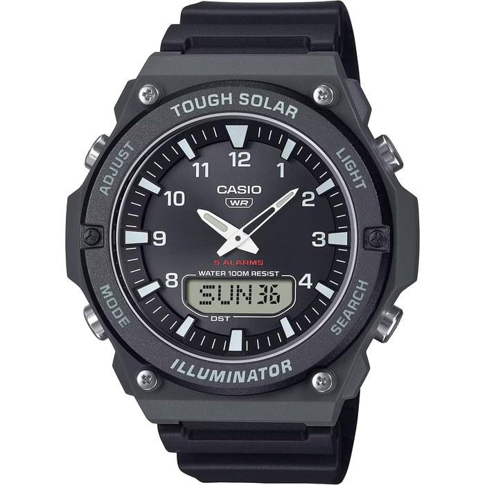 Casio Standard Tough Solar Analog-Digital Quartz Watch AQ-S820W-1AV Men s Black