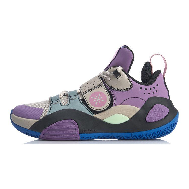 Li Ning All City 8 Youth Edition Rebound Breathable Rebound And Breathable Low Top Children's Basketball Shoes ABPQ033-2
