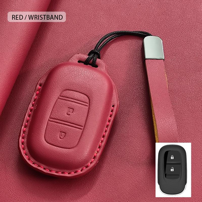 Car Key Case Cover Fob For Honda Accord Civic 11Th Hr-V Cr-V Pilot Sport Si Ex Keyless Keychain Durable