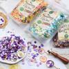 148 Pearlescent Octagonal Sealing Wax Beads - Mixable Colors, 500g Package