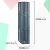 Para PS5 Slim Dissipador de Calor para SSD com Almofadas Térmicas Kit de Acessórios de Refrigeração Kit de Montagem para Refrigeração de SSD para SSD NVMe M.2 2280