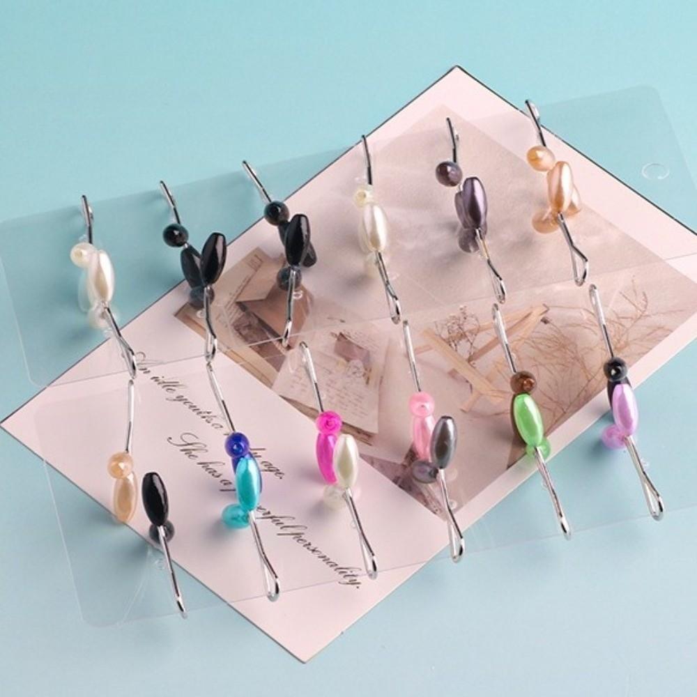 Pearl Teardrop Shape Scarf Buckle Multifunctional Portable Head Scarf Fixing Clip Headscarf Accessories Decoration