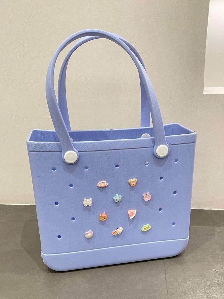EVA Beach & Shopping Bag: Women's Handheld, Pet-Friendly Storage, Hole Design, Large Capacity (2025 Model)