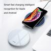 Ultra-thin Round 15W Charging Pad Phone Qi Wireless Charger for Samsung Galaxy
