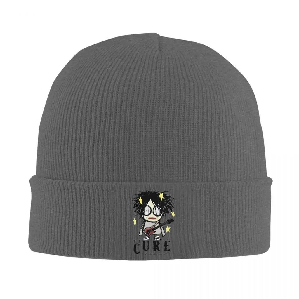 New Robert Smith Bonnet Hats Music Beanie Hats Graphic Knitted Hat Autumn Casual Unisex Women Outdoor Sport Warm Soft Cap