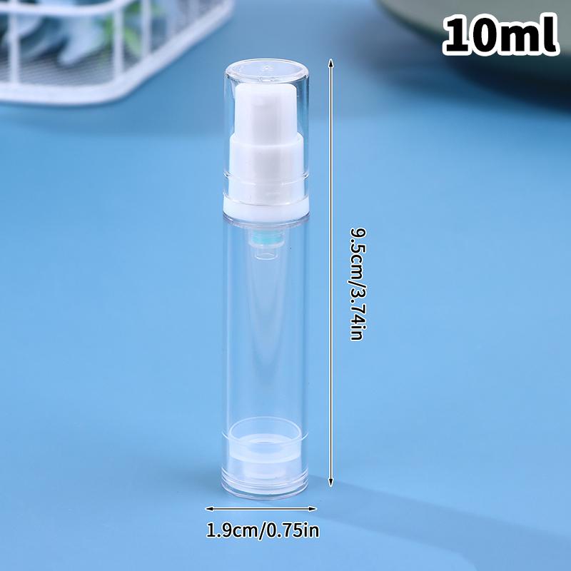 5/10/15ml Tragbare Vakuum-Pressflasche – Nachfüllbarer Mini-Sprühzerstäuber für Flüssigkeiten, Lotion, Make-up, Kosmetika und Parfüm