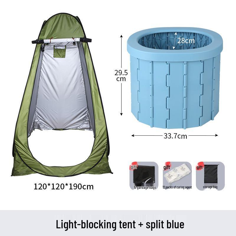 Toaletă Portabilă Pliabilă de Urgență pentru Mașină pentru Călătorie