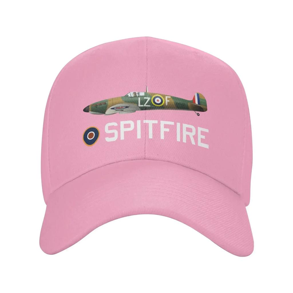 Custom Supermarine RAF Spitfire Baseball Cap Women Unisex Adjustable Adult WW War Fighter Aircraft Plane Airplane British Dad Hat