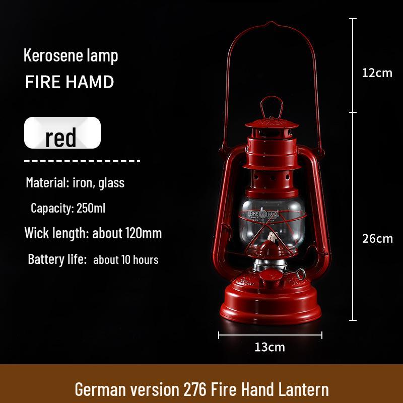 Cross 276 Retro Kerosene Camping Lantern: Outdoor Tent Atmosphere Light