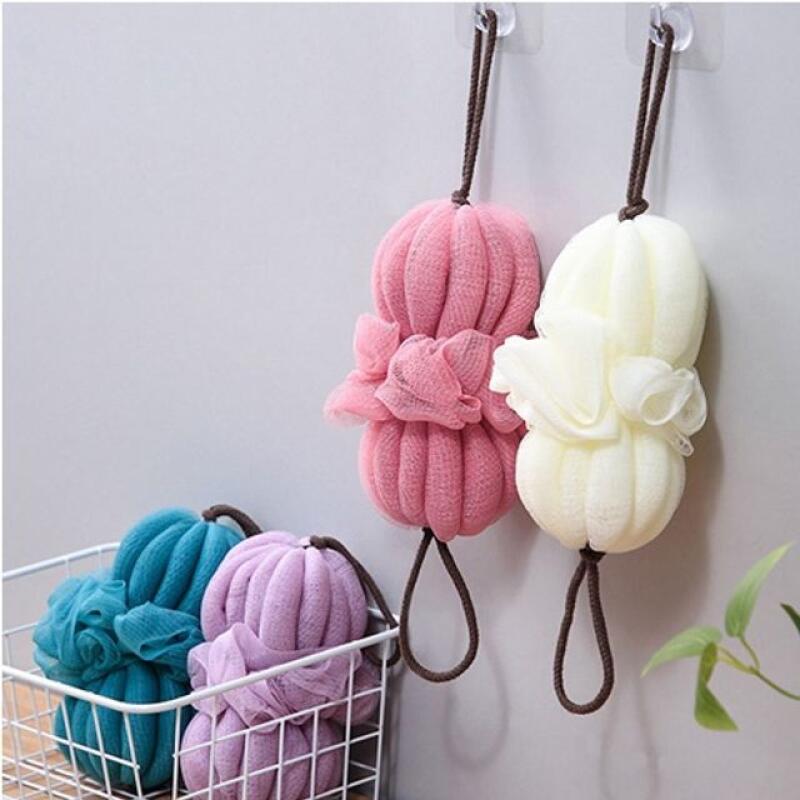 Shower Towel Bath Shower Ball Bubble Towel Bathing Supplies [W9DC11D] ivory