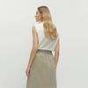 OVV SOLOTEX Women's Lapel Sleeveless Top