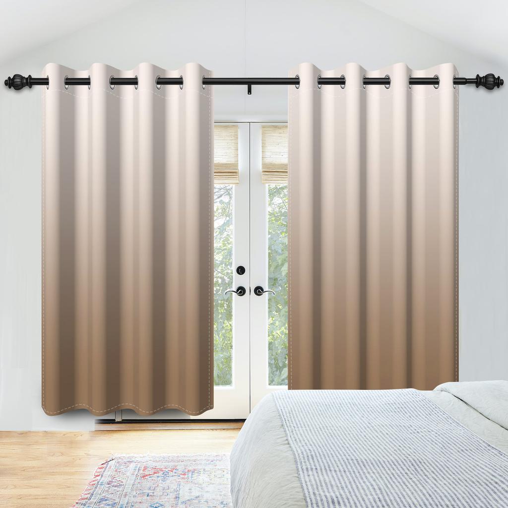 Moderne Kleurverloop Gordijnen Meerdere Opties Minimalistisch Slaapkamer Woonkamer Decoratieve Raambekleding Gordijn Lichtblokkerend Voor Ruimte Polyester