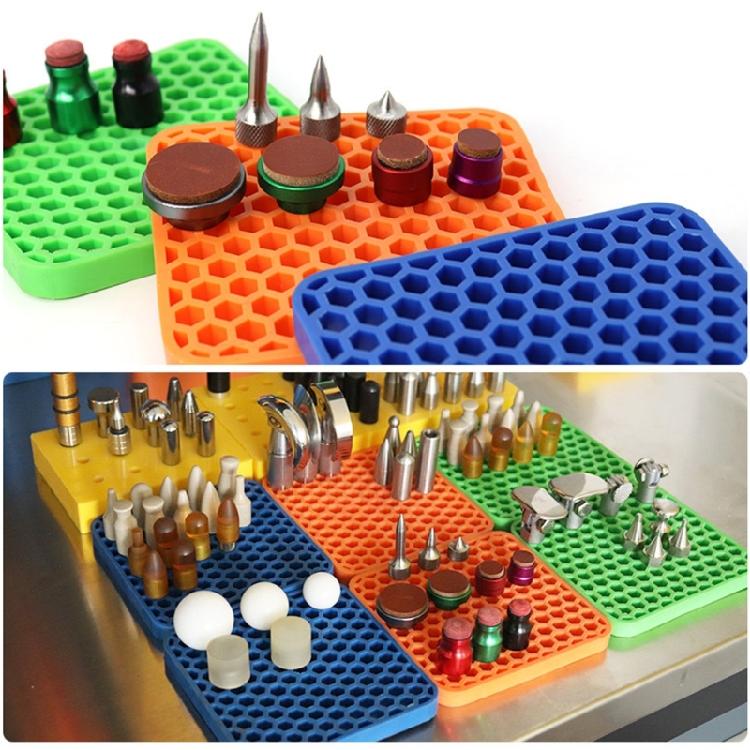 Silicone Storage Tray Dents Repair Tool Organizers Accessories Interchangeable Head Rack for Chuck Replacement Heads