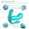 3 I 1 Trådløs truse Vibrator Bærbar Suge G Spot Klitoris Stimulator Oppvarming Vaginal Anal Orgasme Dildo Sexleketøy for kvinner