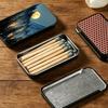 Retro Flower Pattern Metal Fire Box Anti-scratch Multipurpose Storage Organizer for Matches Coins Home Table Decor