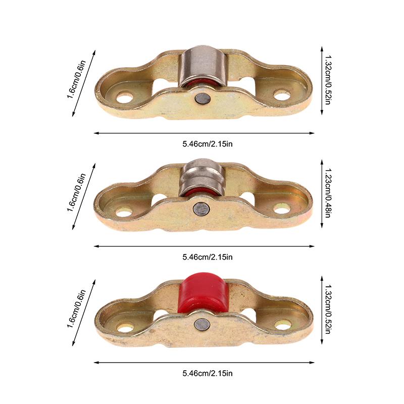 88 Typ Flach-/Nutrad Metalltüren Fenster Riemenscheibe Unterstützung Untere Gleitrolle Schiene Hardware Zubehör