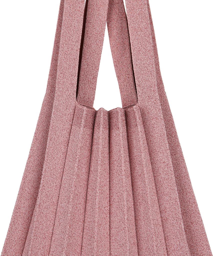 Pleatsmama Shoulder Bag Glitter Rose Gold