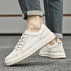 Autumn new waterproof height-increasing platform casual shoes low-top leather sneakers