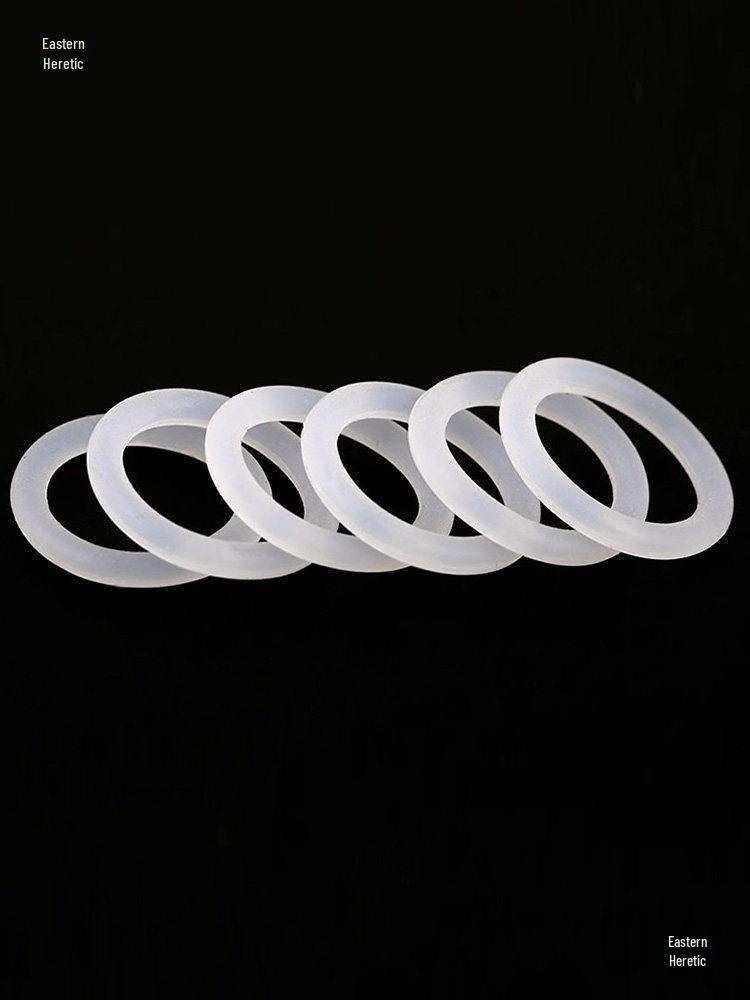 White Transparent Silicone O-Ring Waterproof Gasket – Elastic Small Rubber Pad (1/1.5/2/2.5/3mm)